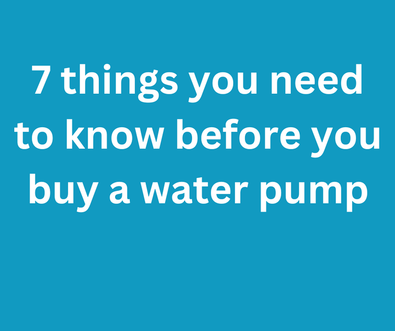 7 things you need to know before you buy a new pump