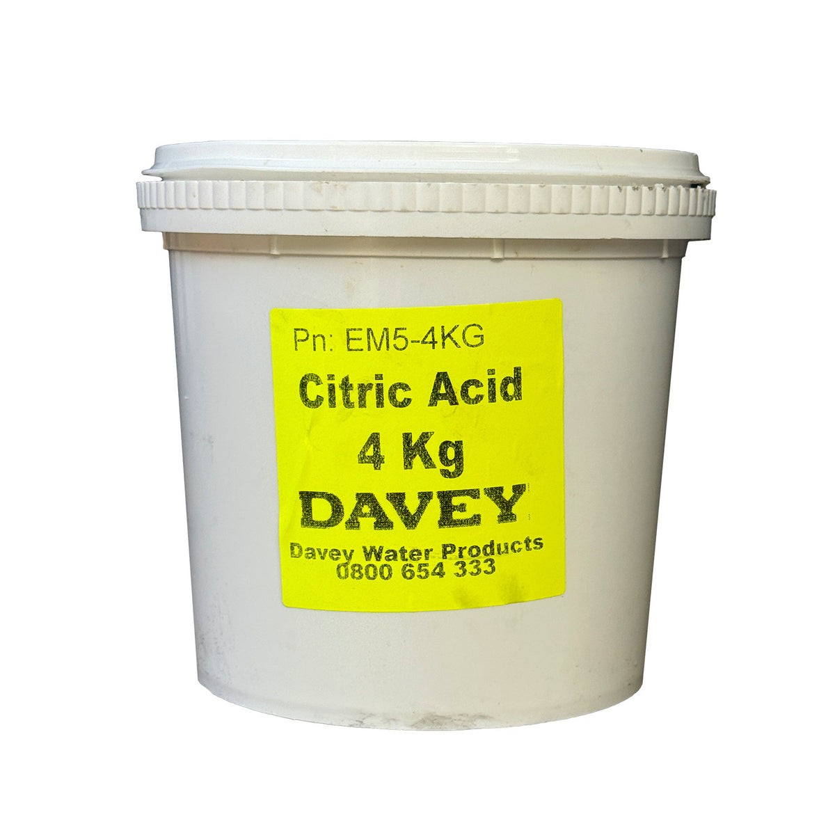 Citric Acid 4kg Bucket